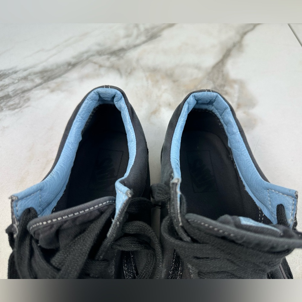 Vans Men's Old Skool Low All Black Canvas Sneakers Skate Tennis Shoes, 11 - Picture 7 of 16
